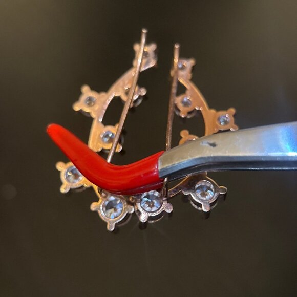 Sparkling Cz Ear Crawlers Earrings - Picture 4 of 5